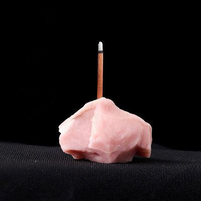 Olivenorma Crystal Raw Stone Incense Stick Holder Gemstone Decoration - Rhodonite - image 46