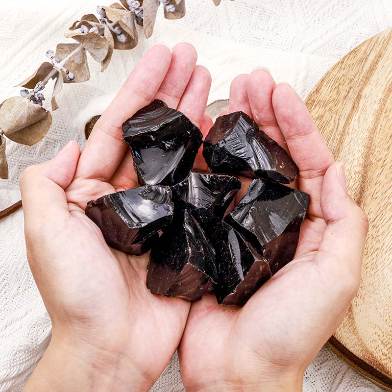 Olivenorma Obsidian Natural Raw Stone