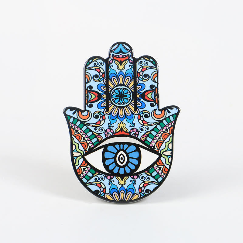 Olivenorma Hamsa Evil Eye Jewelry Tray Plate Coaster