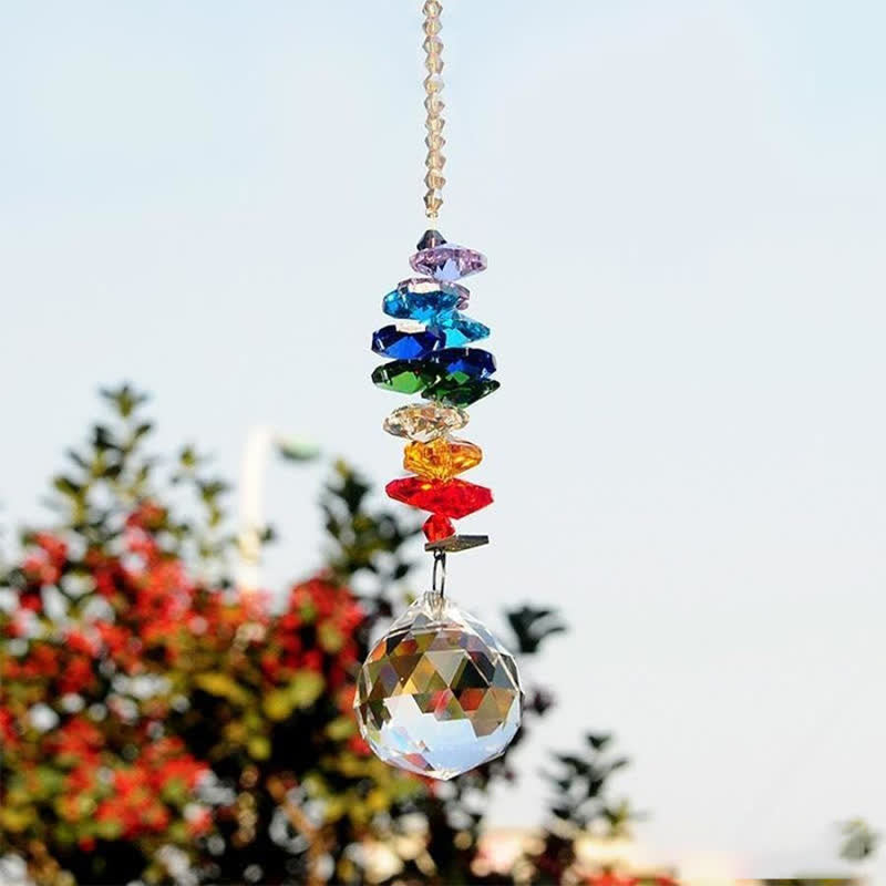 Crystal Sun Catchers Meteor Planet Gemstone Ornament