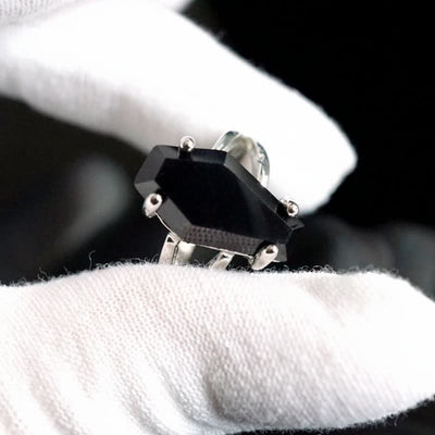 Olivenorma Black Onyx Coffin Ring