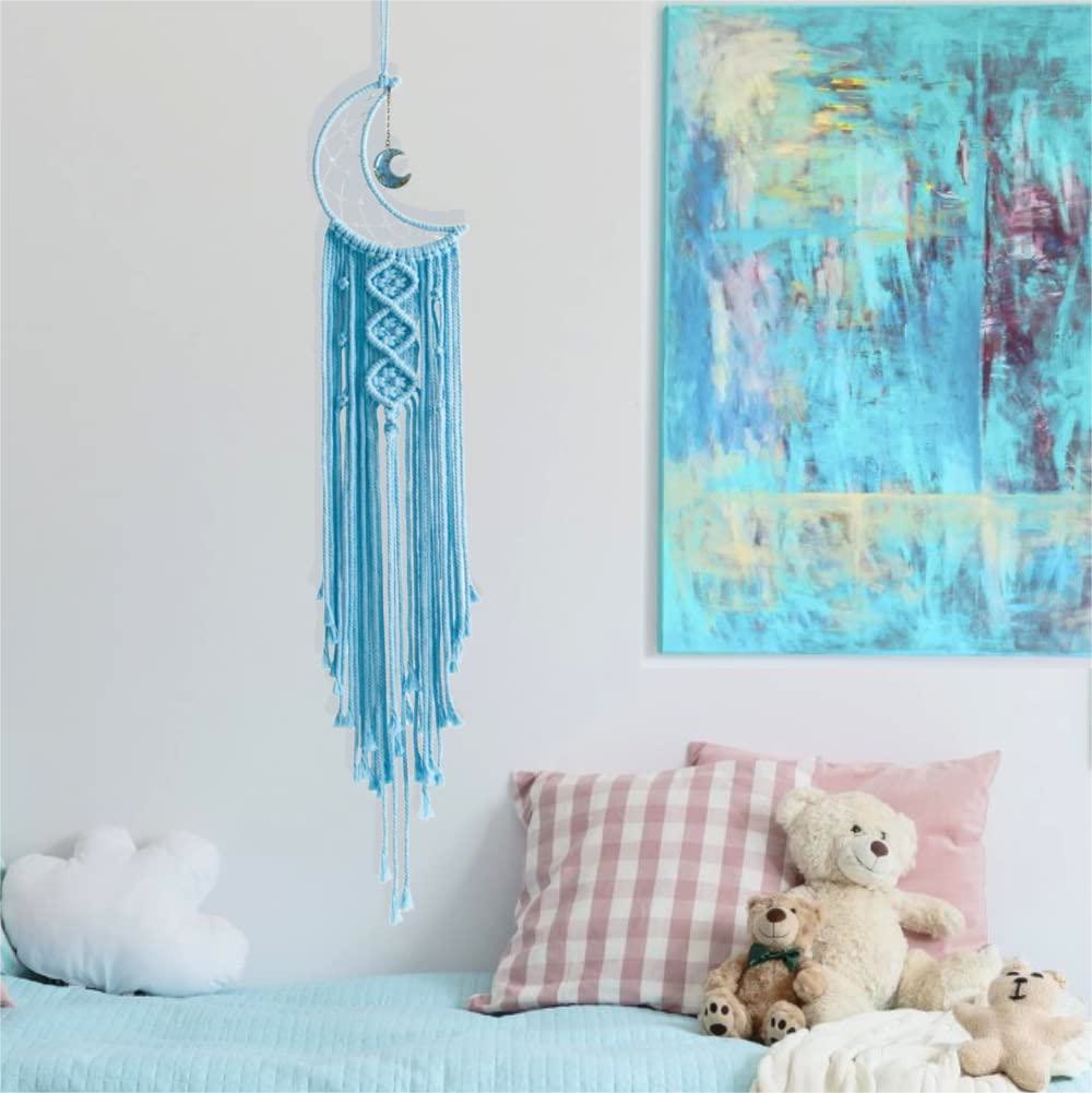 Olivenorma Star Moon Macrame Tassel Dream Catcher