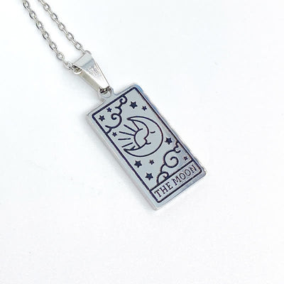 Olivenorma Vintage Tarot Card Fortune Necklace