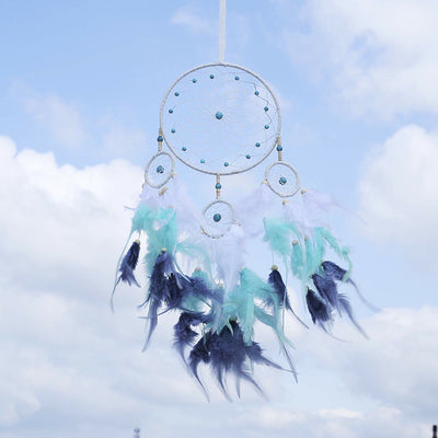 Olivenorma Indian Style Three Ring Feather Dream Catcher