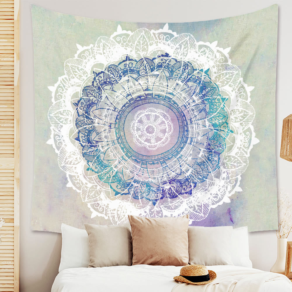 Olivenorma Mandala Flower Wall Hanging Tapestry