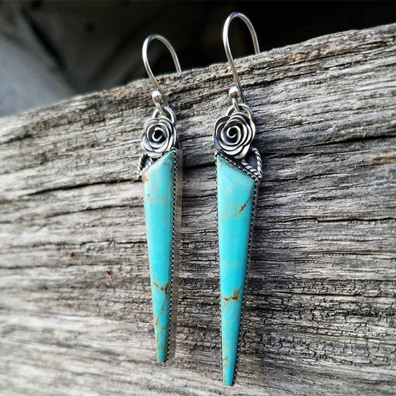 Turquoise Water Droplets Earrings