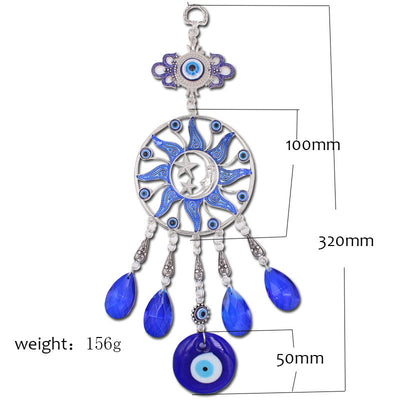 Olivenorma Evil Eye Wind Chime Dream Catcher Wall Decor