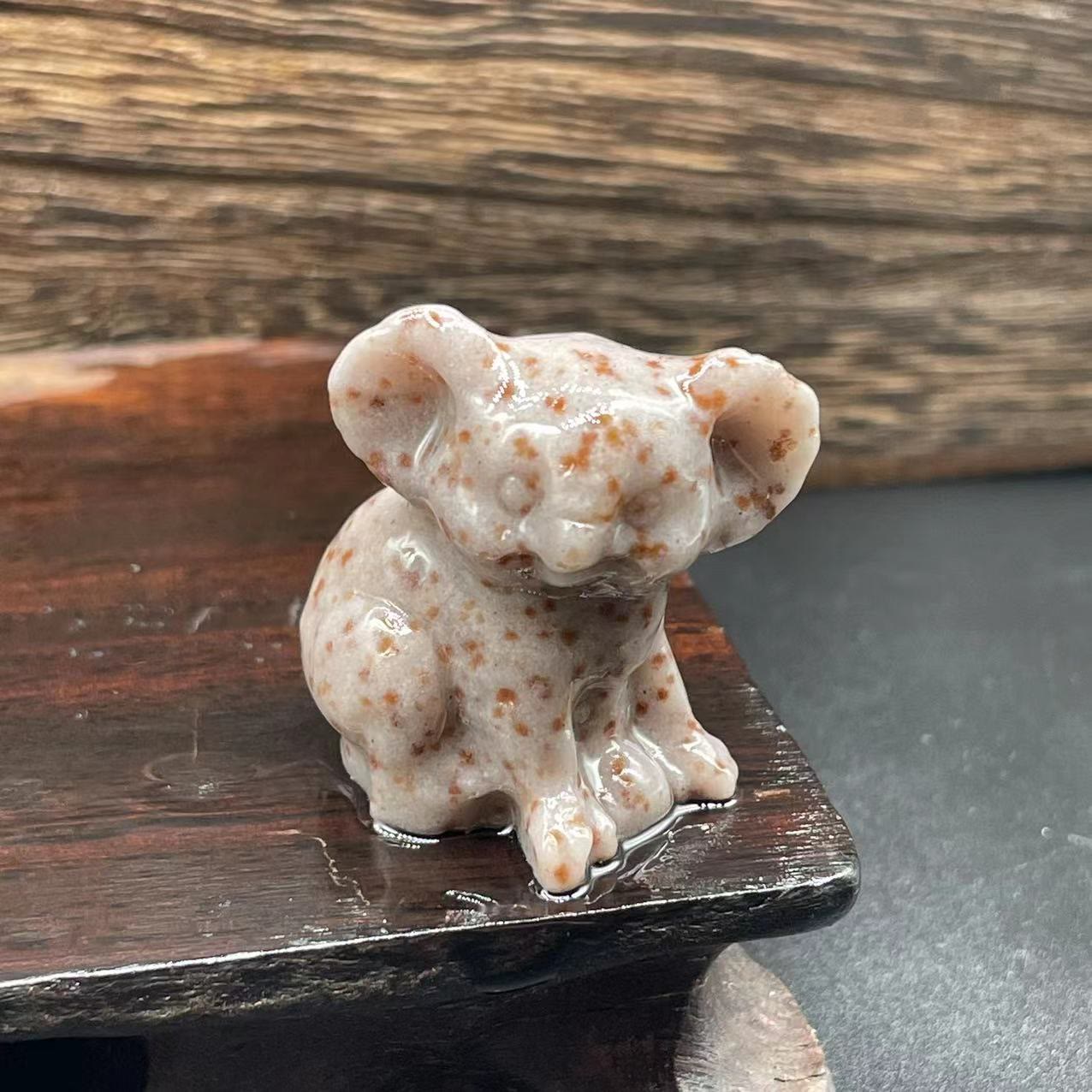 Olivenorma 1.2 Inches Carved Cute Koala Figurine Gemstone Decoration - Indian Carnelian - image 40