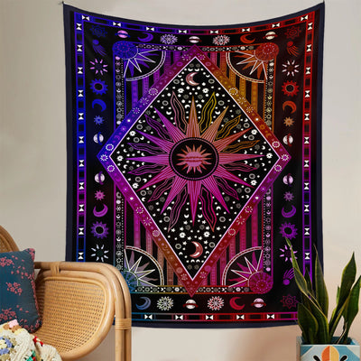 Olivenorma Sun Rays Moon Bohemia Tapestry