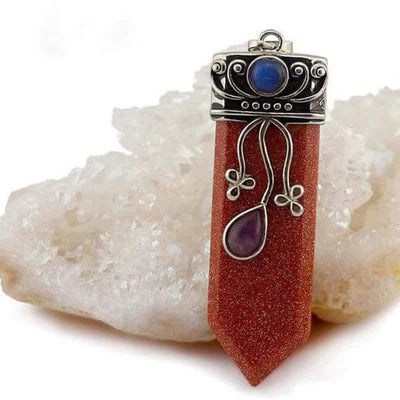 Olivenorma Goddess Protection Natural Stone Necklace