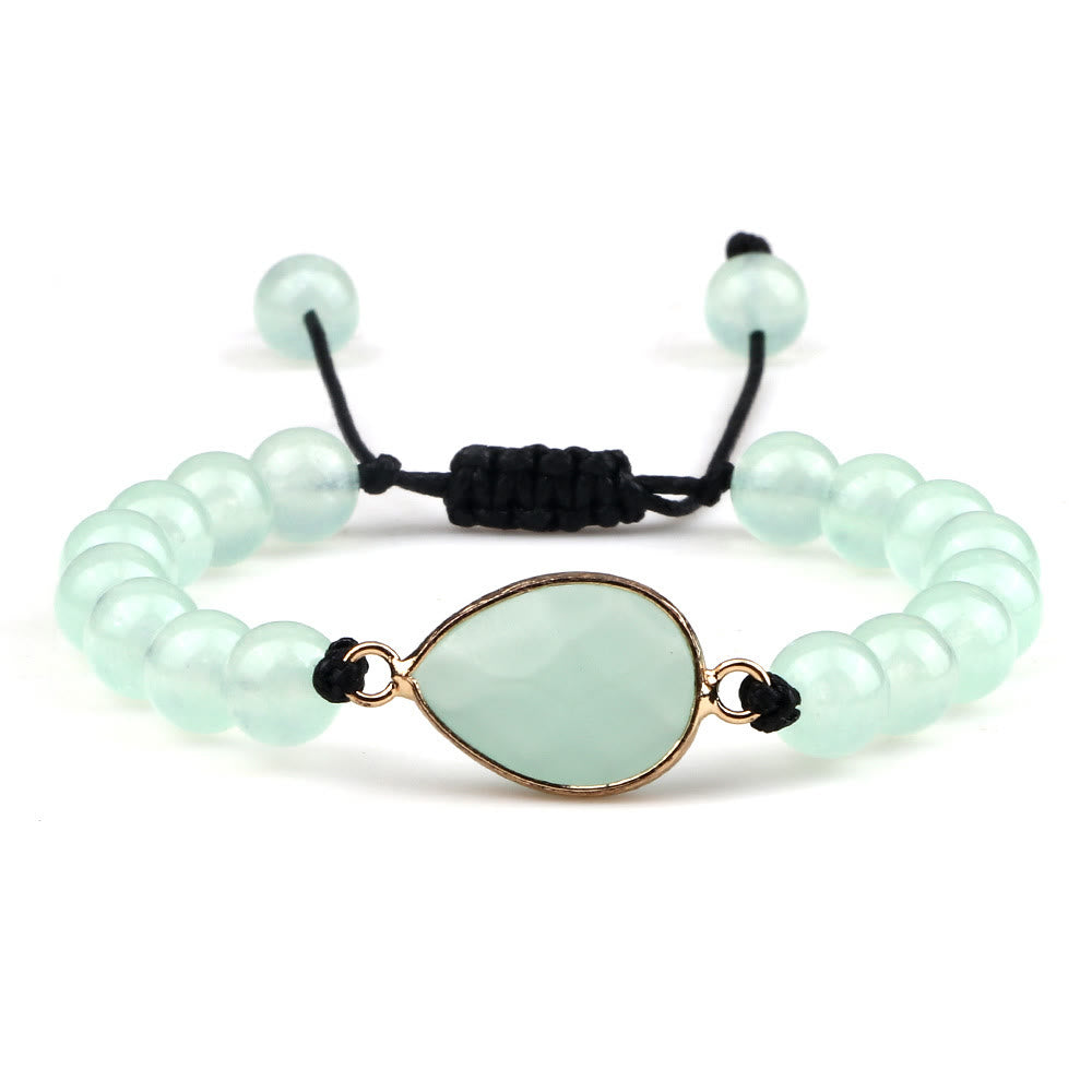 Olivenorma Cat's Eye Stone Beaded Opalite Bracelet