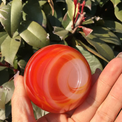 Olivenorma Carnelian Bowl Energy Crystal Decoration