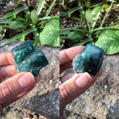 Olivenorma Large Raw Fluorite Crystal Natural Stone