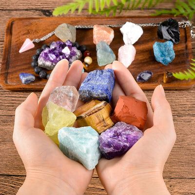 Olivenorma Colorful Crystal Rough Stone Set Crystal Set