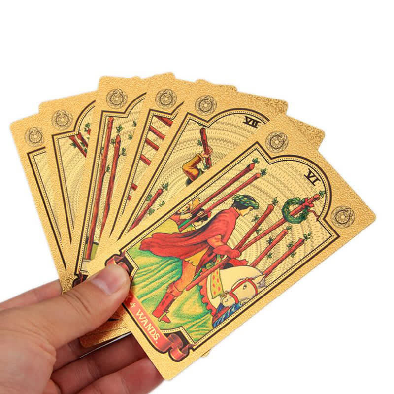 Olivenorma Premium Luxury Holographic Divination Tarot Cards