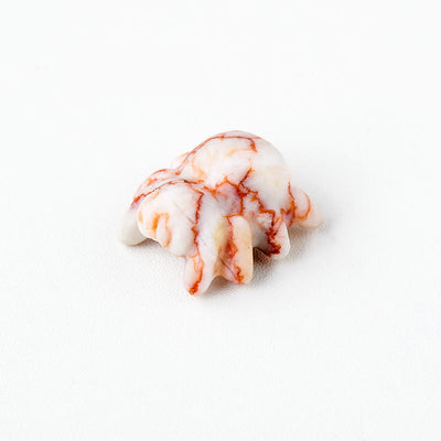 Olivenorma Natural Crystal Spider Carving Gemstone Decoration