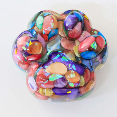 Olivenorma Natural Stone Puppy Decoration - Colored Stone-Dog Paw - image 30