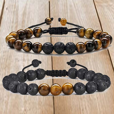 Natural Crystal Stone Healing Bracelet - image 1