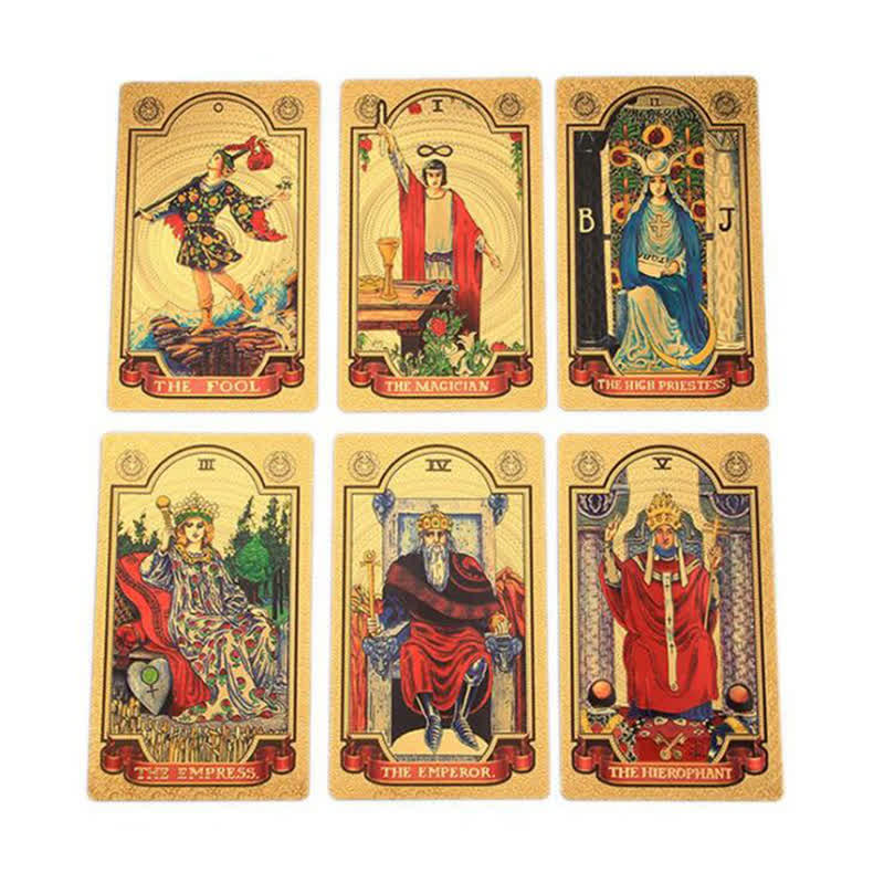 Olivenorma Premium Luxury Holographic Divination Tarot Cards