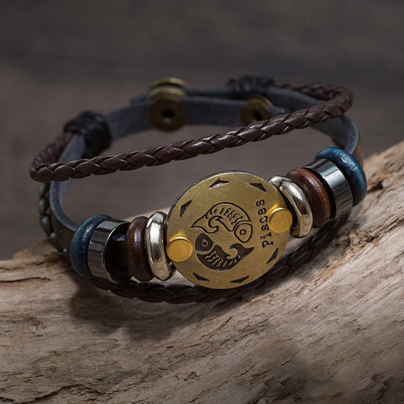 Olivenorma Zodiac Healing Weave Bracelet