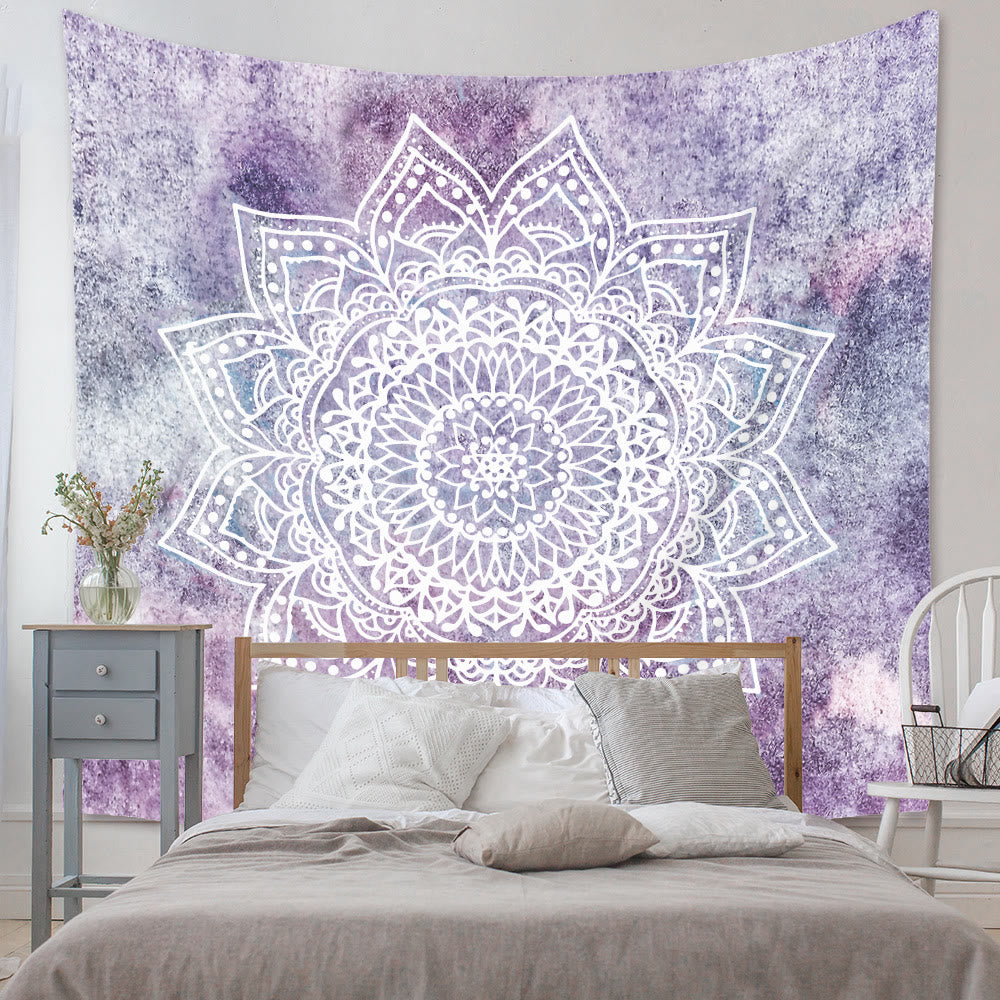 Olivenorma Mandala Flower Wall Hanging Tapestry