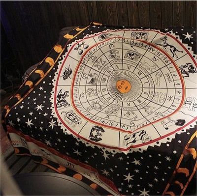 Olivenorma Tarot Tablecloth Witch Polyester Tapestry