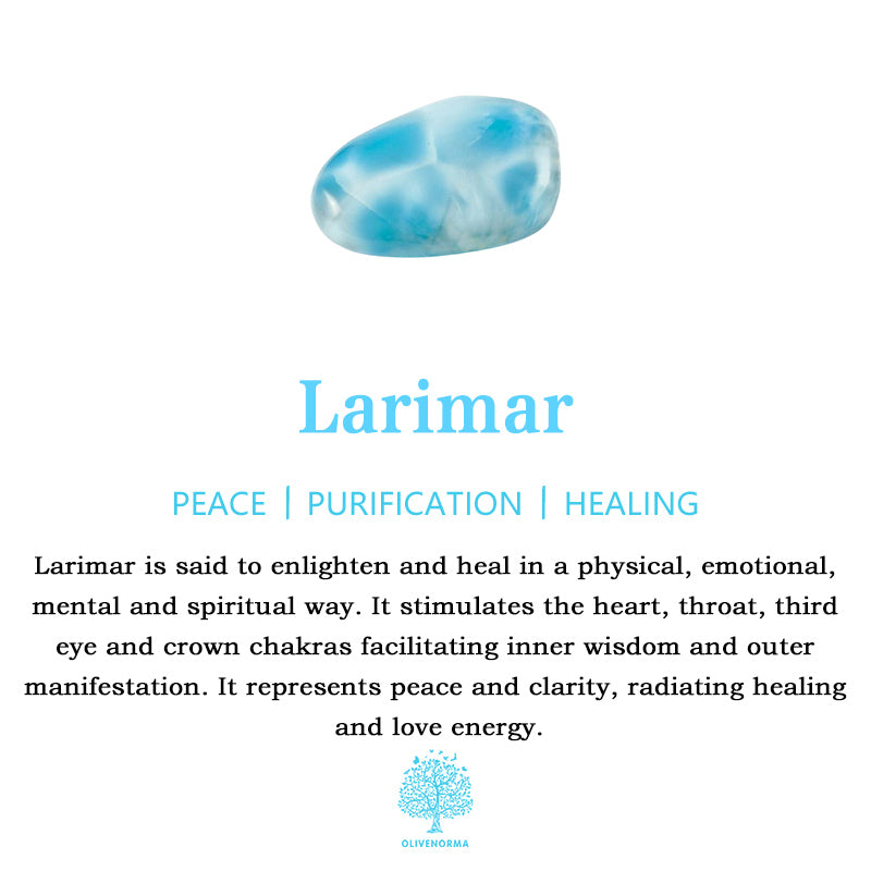 Olivenorma The Larimar Boho for Women Ring