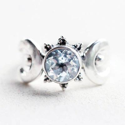 Olivenorma Mystic Moon Goddess Ring