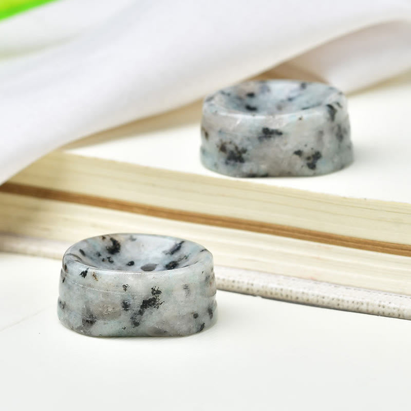 Olivenorma Natural Mineral Crystal Base Round Ball Holder Gemstone Decoration - Tianshan Orchid Stone - image 25