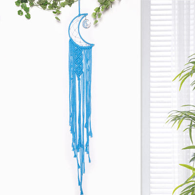 Olivenorma Crystal Tree of Life Braided Cotton Rope Dream Catcher