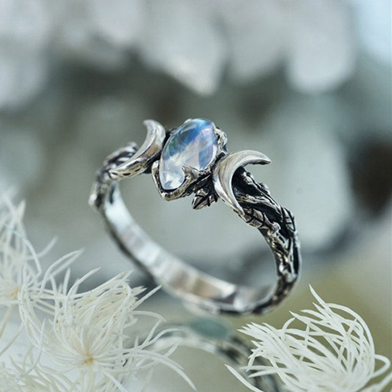 Olivenorma Moonstone Moon Light Ring