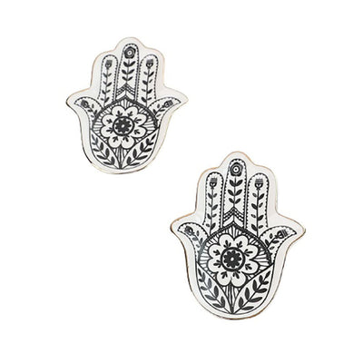 Olivenorma Trinket Ring Dish Hamsa Small Jewelry Coaster