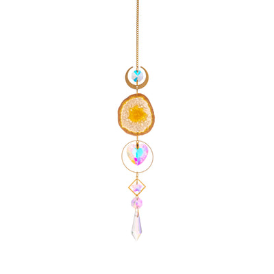 Olivenorma Agate Suncatcher Wind Chime