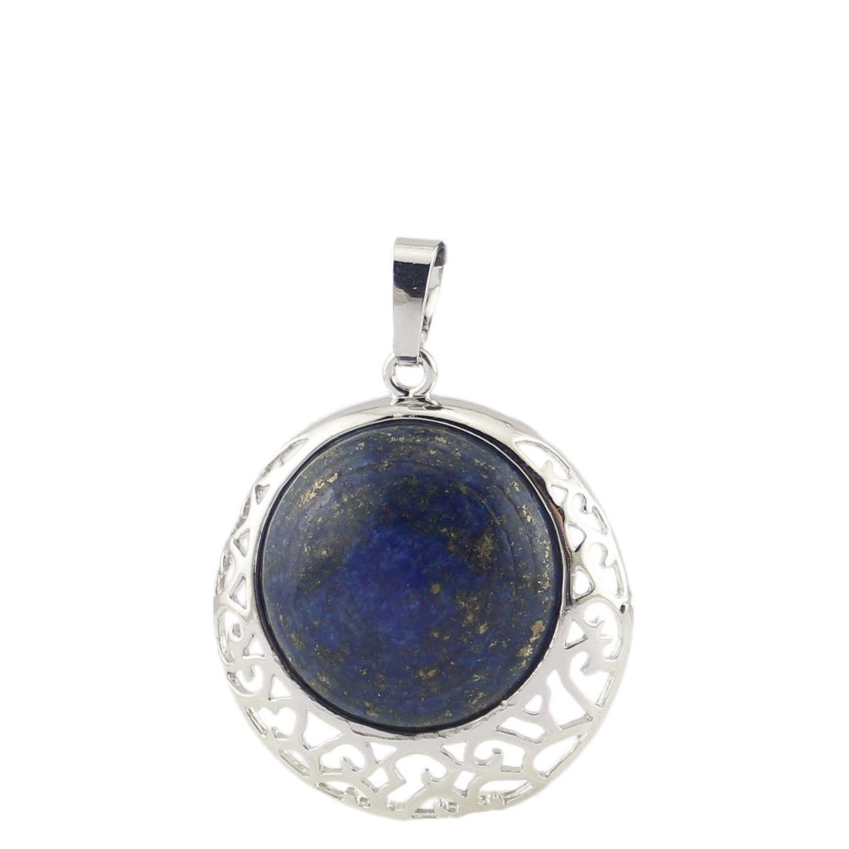 Olivenorma Round Crystal Genuine Stone Adjustable Necklace