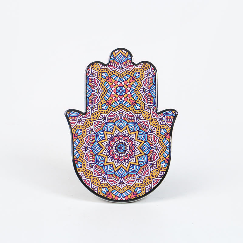 Olivenorma Hamsa Evil Eye Jewelry Tray Plate Coaster