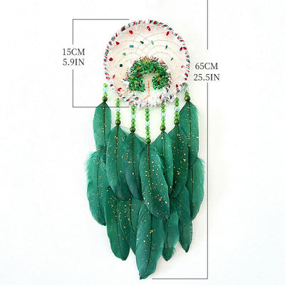 Olivenorma Peridot Christmas Decoration Dream Catcher