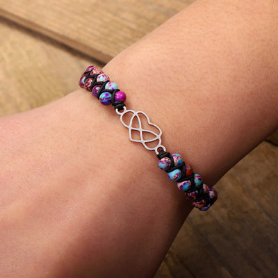 Bohemian Handwoven Bracelet Hollow Heart Bracelet