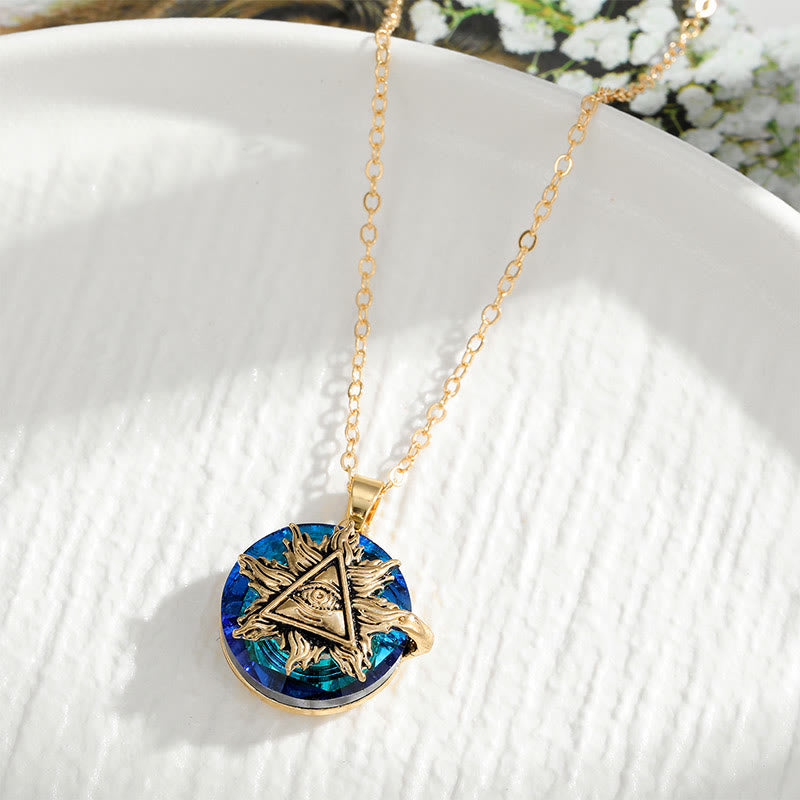 Olivenorma "You Always be Protected" - Evil Eye Necklace - Evil Eye#Triangle-Gold - image 11