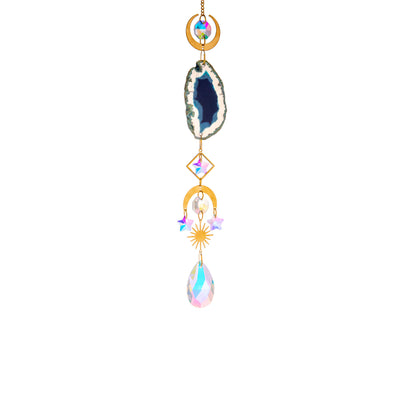 Olivenorma Agate Suncatcher Wind Chime