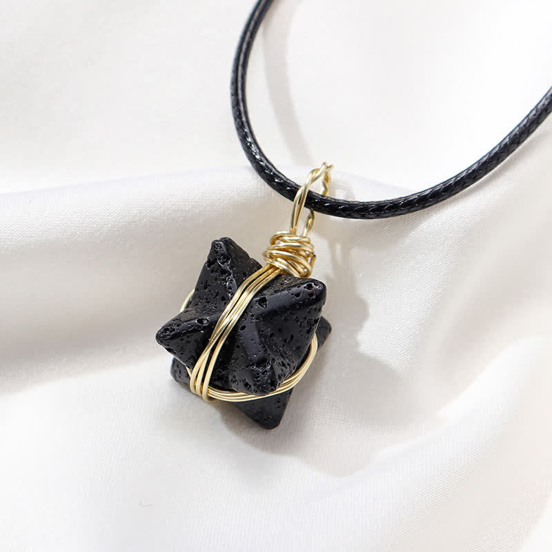 DIVINE LIGHT VEHICLE - Crystal Merkaba Necklace