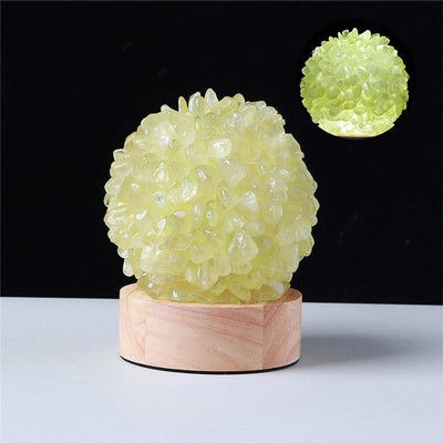 Olivenorma Christmas Crystal Stone Night Light Decoration