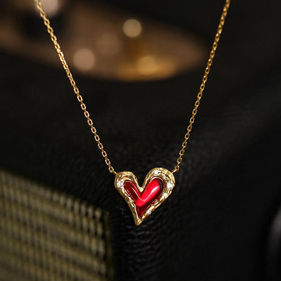 Olivenorma "Preference"-Creative Irregular Heart Necklace