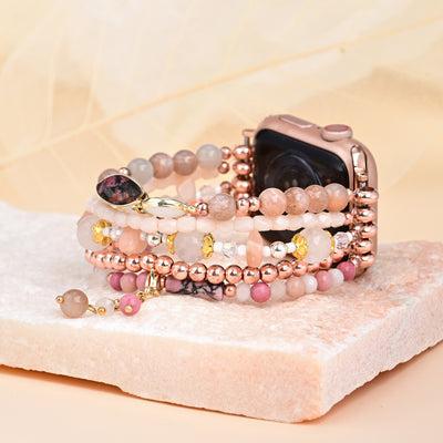 Olivenorma Pink Opal Apple Watch Bracelet