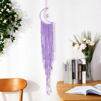 Olivenorma Star Moon Macrame Tassel Dream Catcher