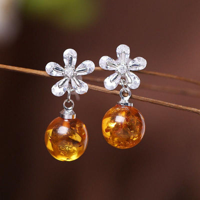 Olivenorma Amber Balance Earrings