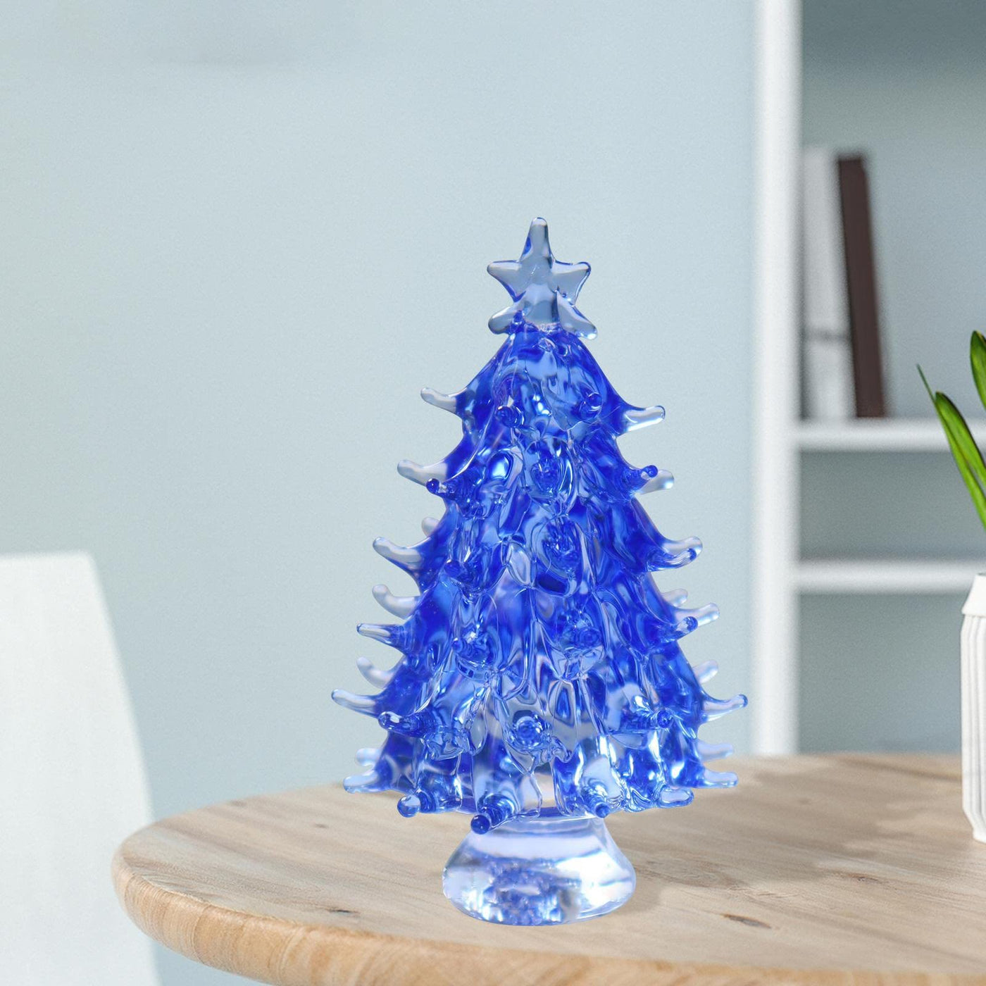 Olivenorma Crystal Glass Christmas Tree Home Gemstone Decoration