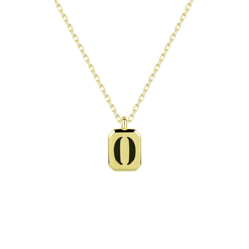 Olivenorma Customizable Gold Initial Necklace