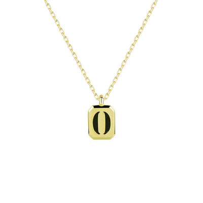 Olivenorma Customizable Gold Initial Necklace