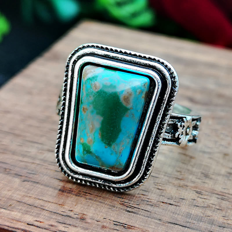 Olivenorma Emperor Stone Embossed Rose Ring - image 4