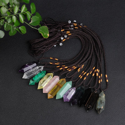 Olivenorma Natural Crystal Amethyst Healing Necklace - image 28